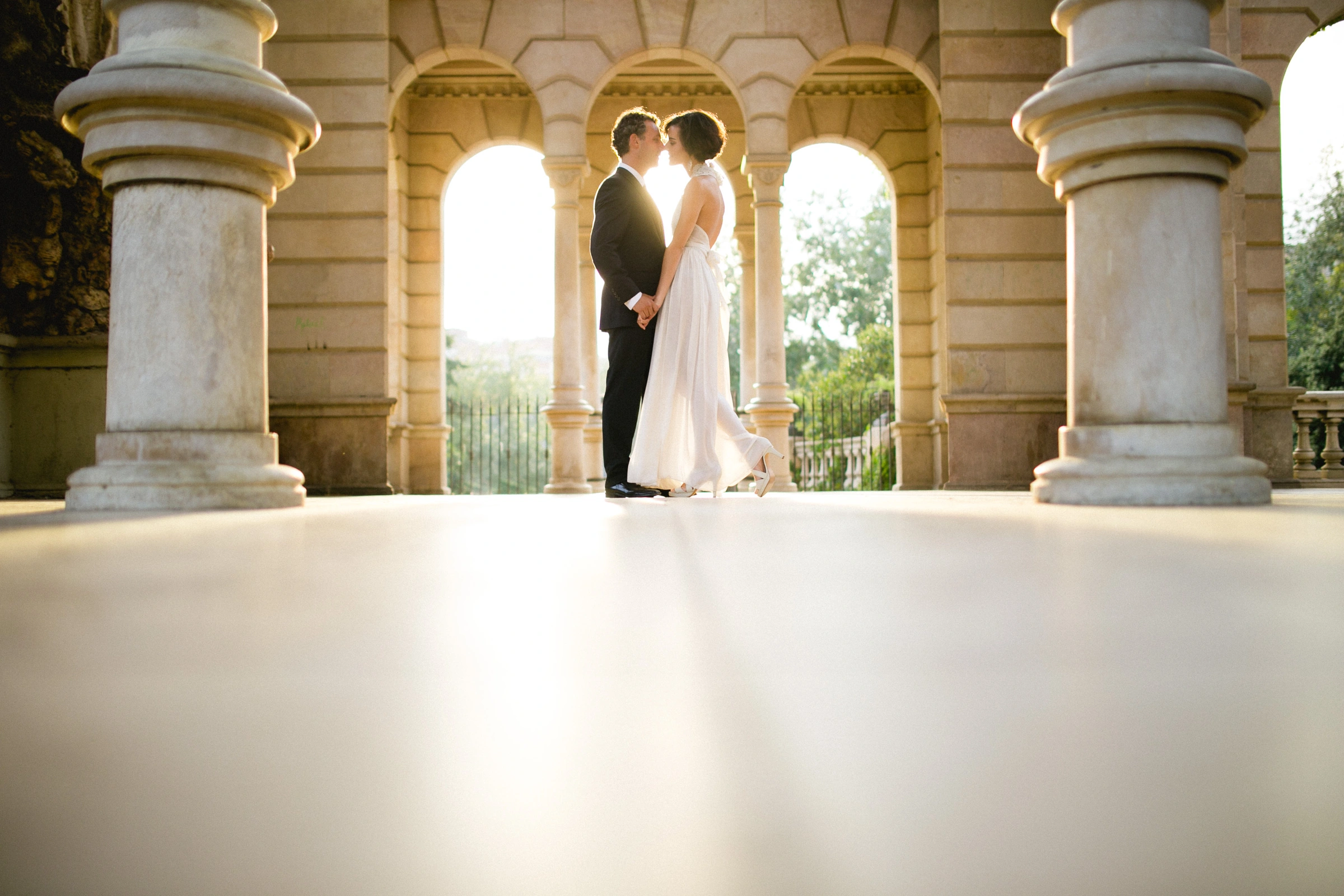 Barcelona Wedding Photography Bride and Groom Portrait 