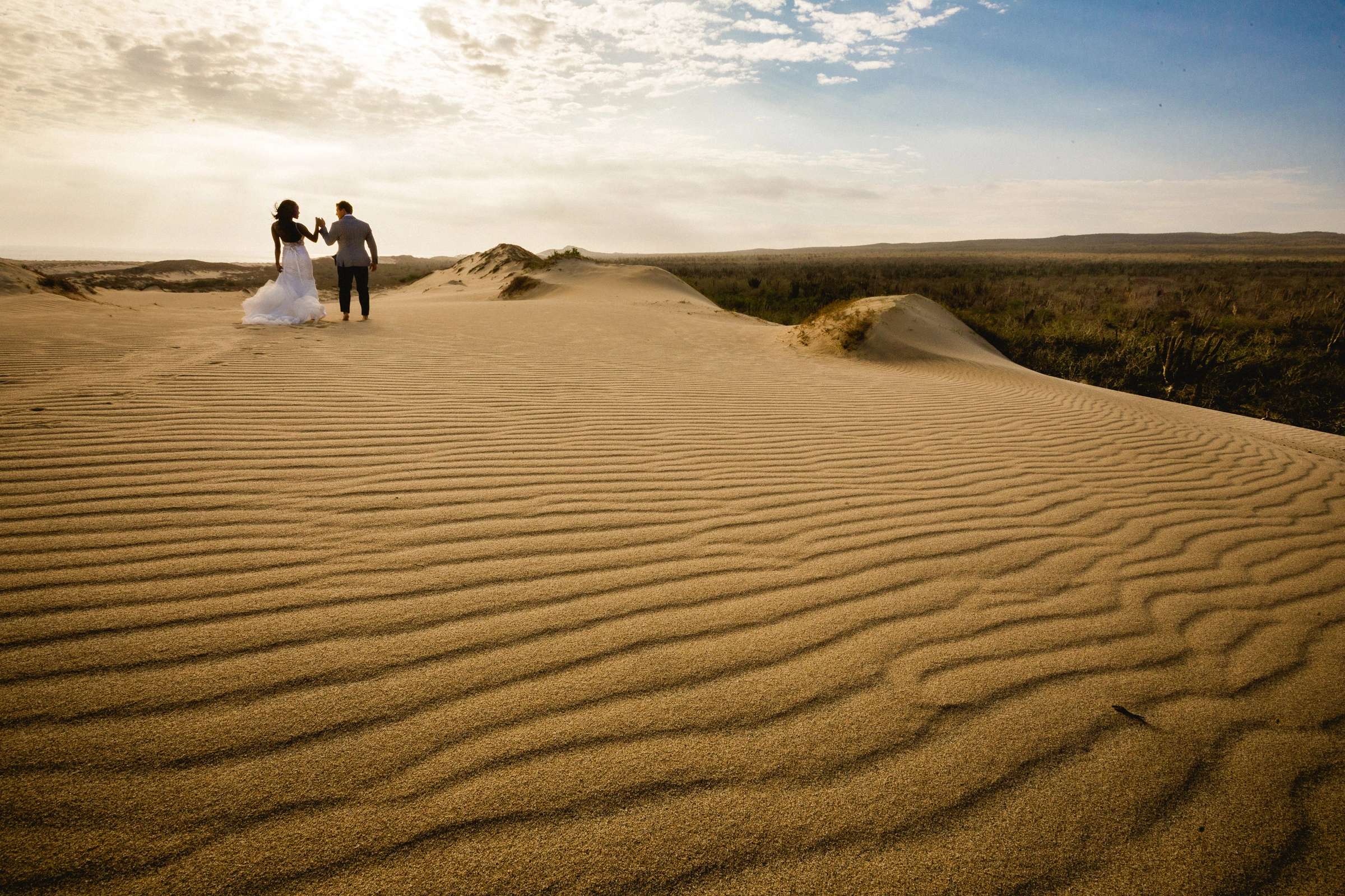 Los Cabos Mexico Bride and Groom Wedding Portraits