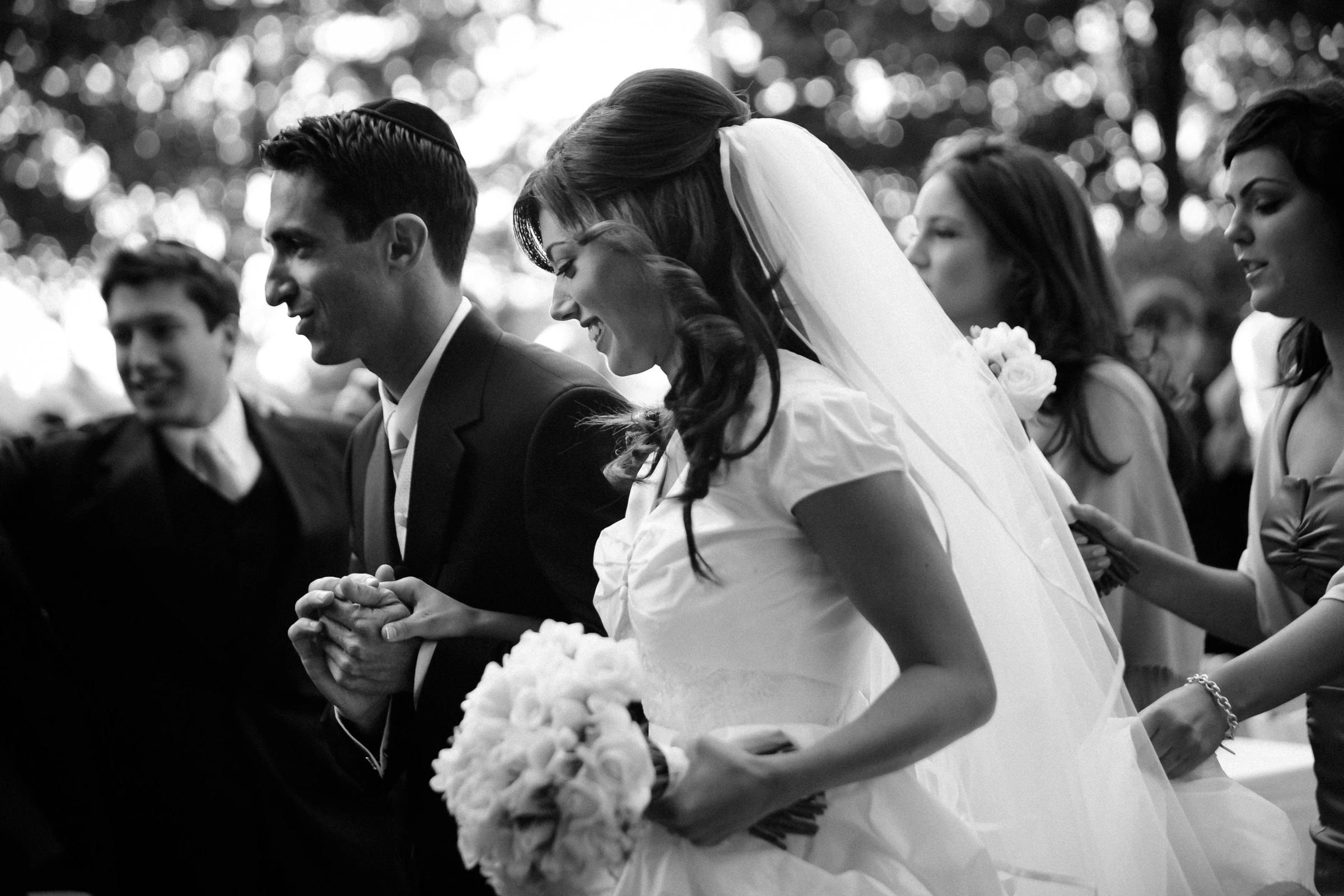 Outdoor Jewish Wedding Ceremony, Brock House Vancouver
