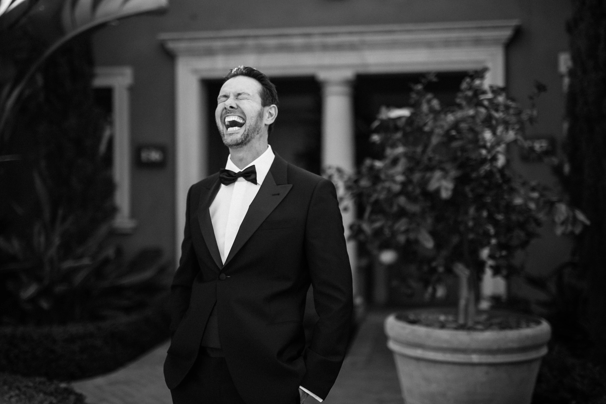Pelican Hill Wedding Photography, Groom Portrait