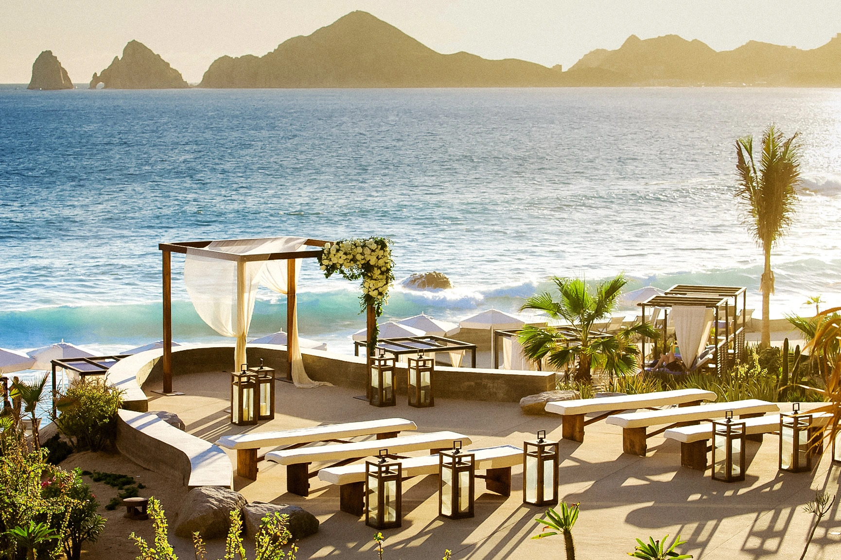 Wedding Ceremony Setup at The Cape Hotel, Los Cabos