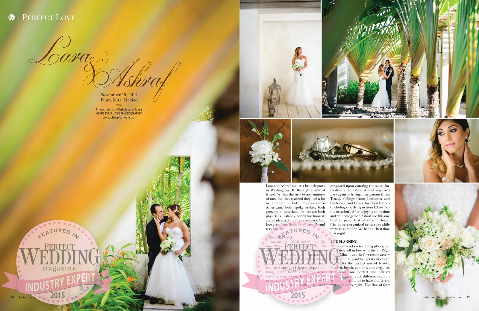 PW MAGAZINE - ST REGIS PERSIAN WEDDING