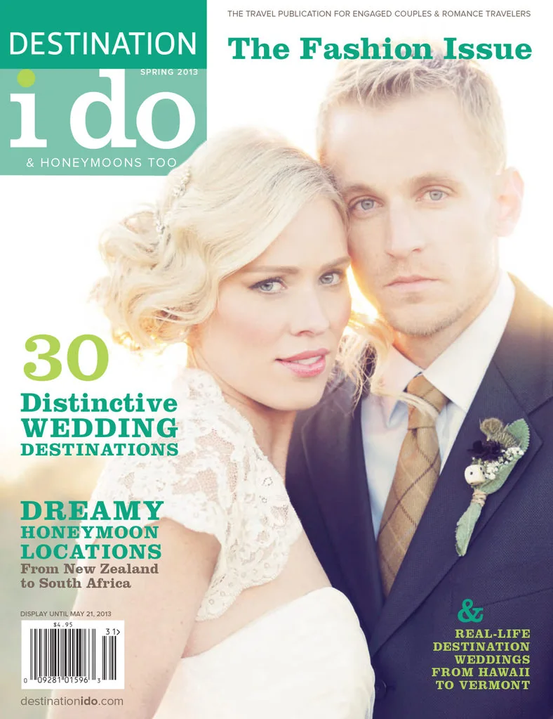 I DO MAGAZINE COVER - ST REGIS PUNTA MITA WEDDING