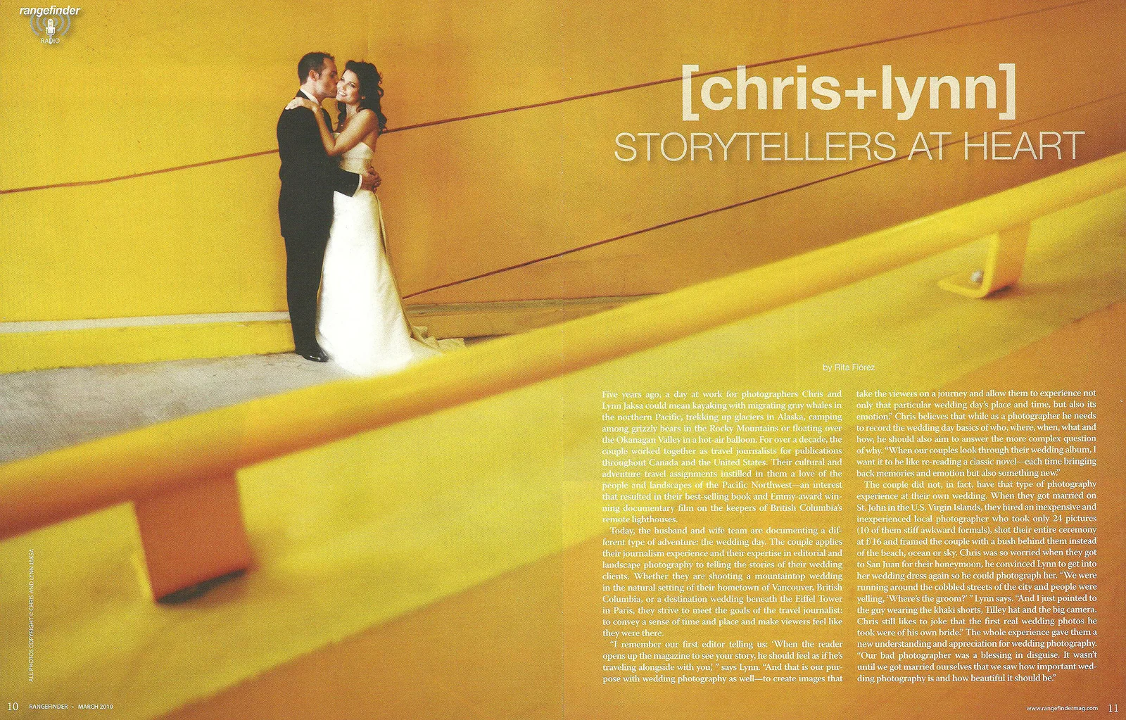 CHRIS+LYNN RANGEFINDER MAGAZINE PROFILE
