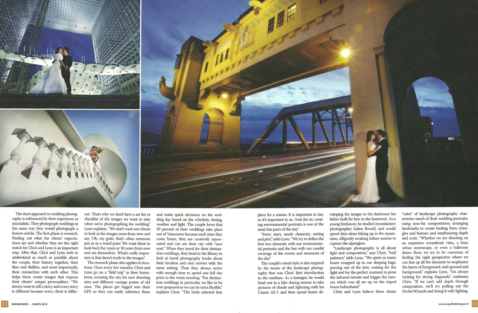 CHRIS+LYNN RANGEFINDER MAGAZINE PROFILE 1