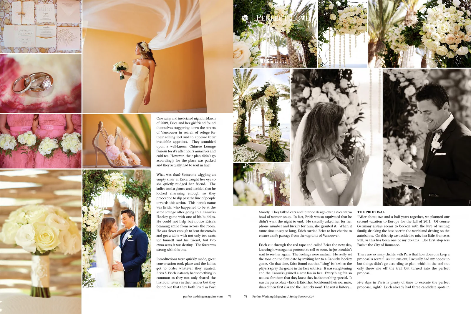 PW MAGAZINE - ESPERANZA WEDDING FEATURE 1