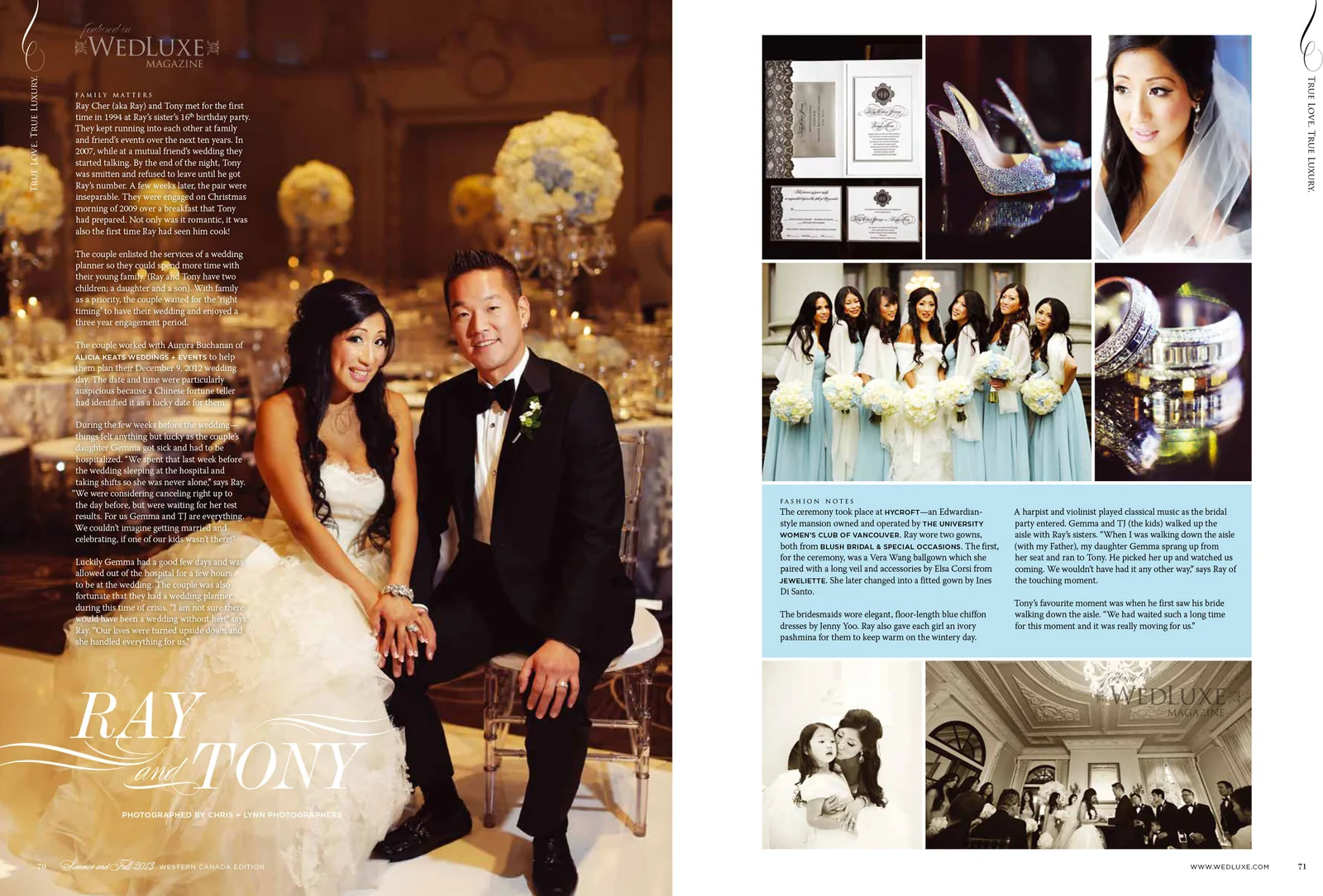 WEDLUXE - VANCOUVER WINTER WEDDING