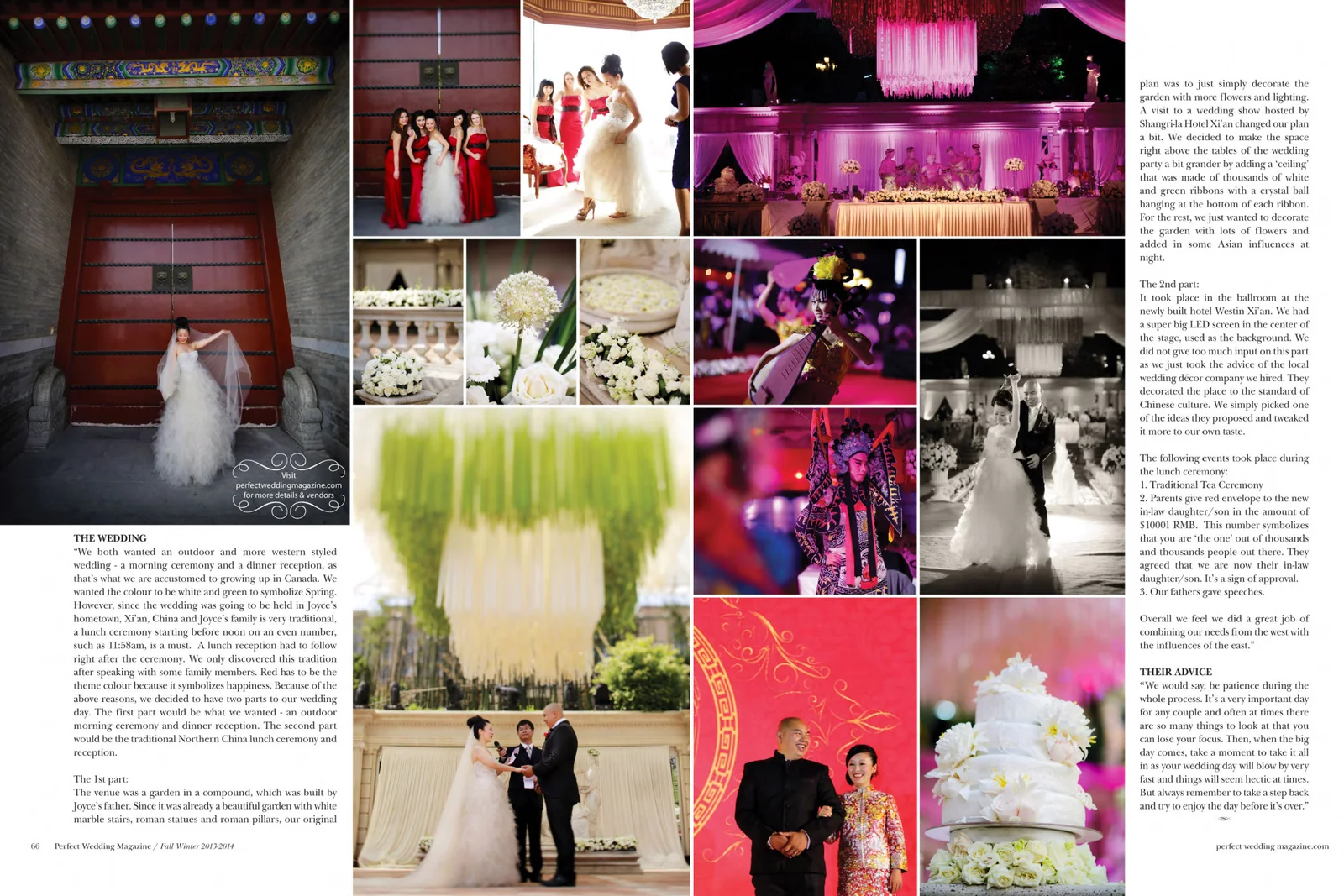 PERFECT WEDDING MAGAZINE - X'IAN CHINA WEDDING 2