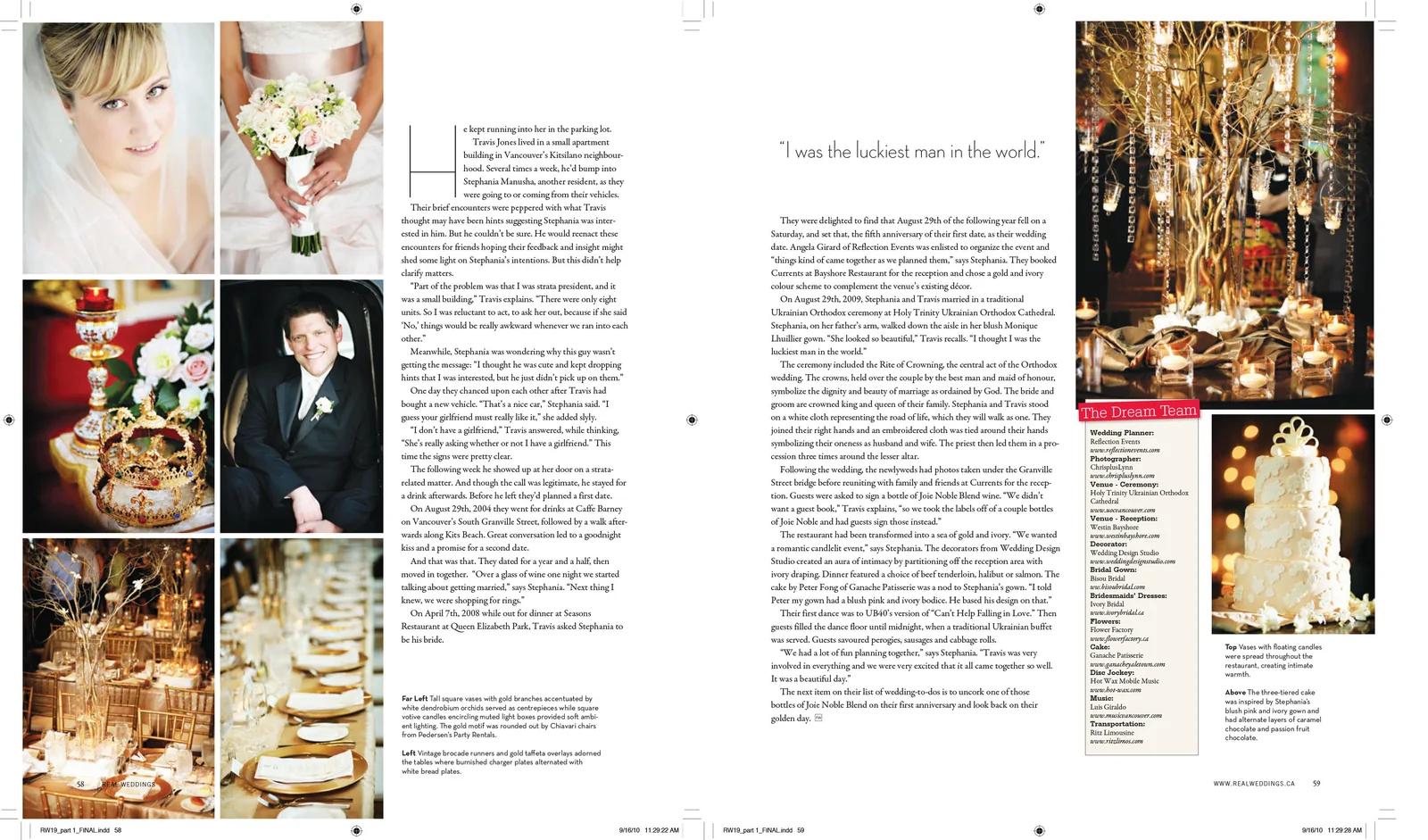 REAL WEDDINGS - VANCOUVER WEDDING FEATURE 1