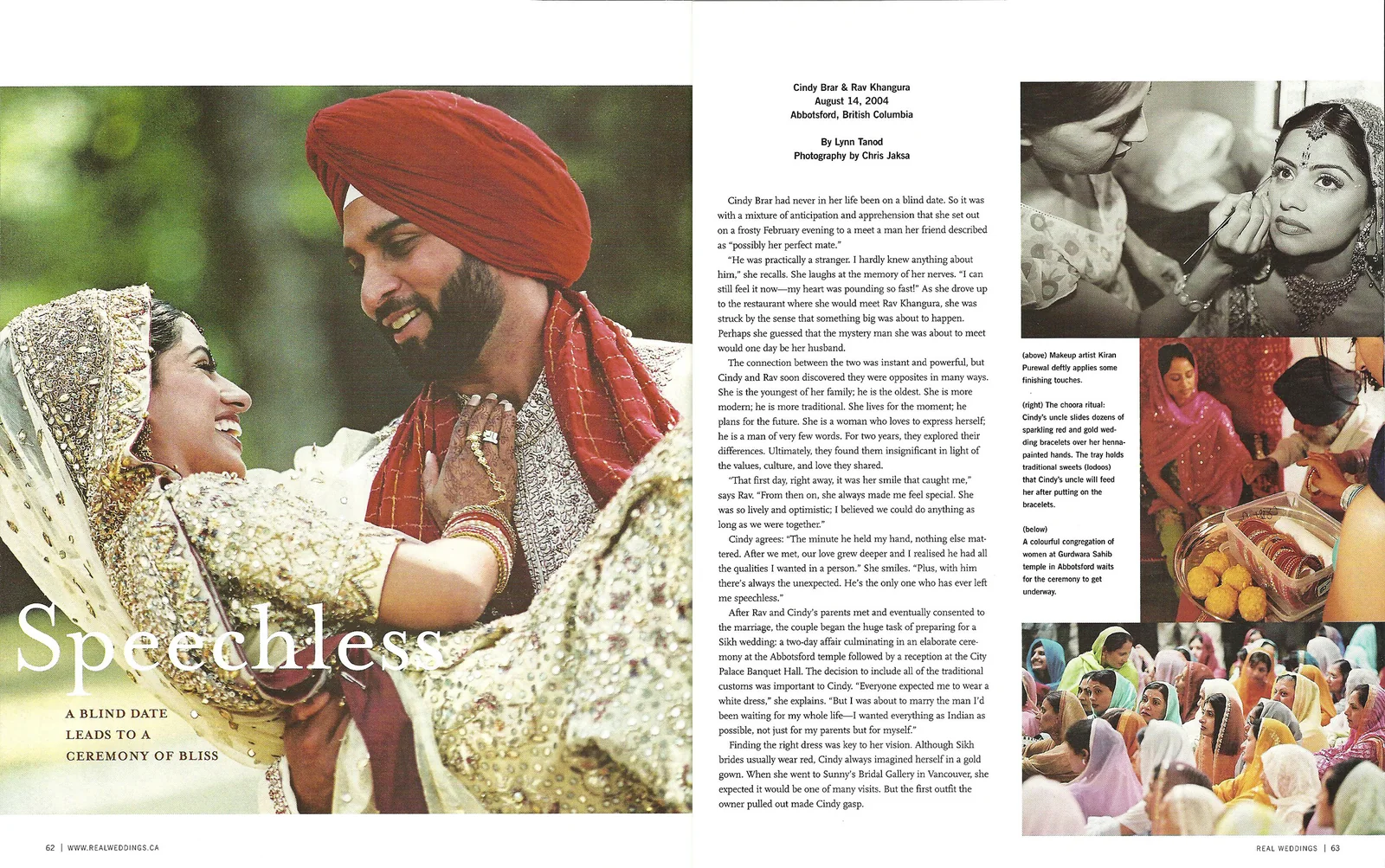REAL WEDDINGS - SIKH WEDDING FEATURE